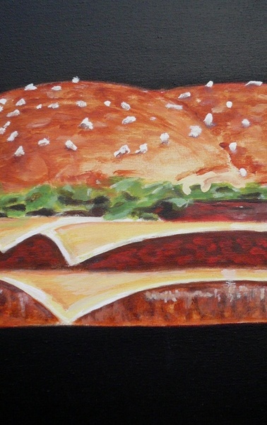 michael walter - acyl on wood -  15 x 20 cm (detail)
