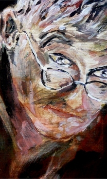 michael walter - acyl on wood -  15 x 20 cm (detail)